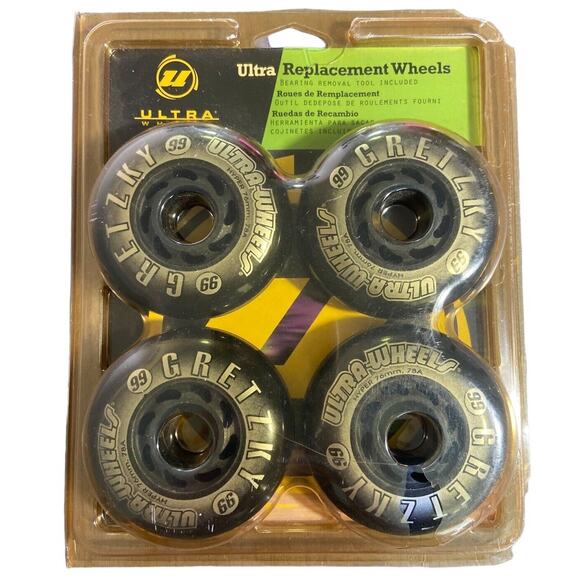 Ultra Replacement Wheels Gretzky 99 Rollerblade Inline Skates Hyper 76MM 78A - Picture 1 of 7